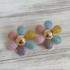 Colorful Floral Studs