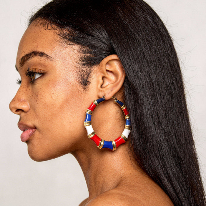 Jolie Bamboo Hoops