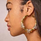 Butterfly Bamboo Hoops