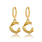 Dangle Initial Hoops