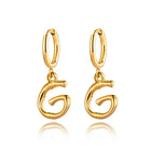 Dangle Initial Hoops