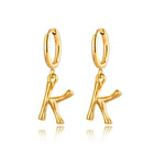 Dangle Initial Hoops