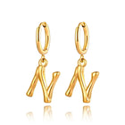 Dangle Initial Hoops