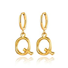 Dangle Initial Hoops
