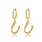 Dangle Initial Hoops