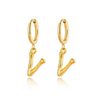 Dangle Initial Hoops