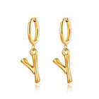 Dangle Initial Hoops