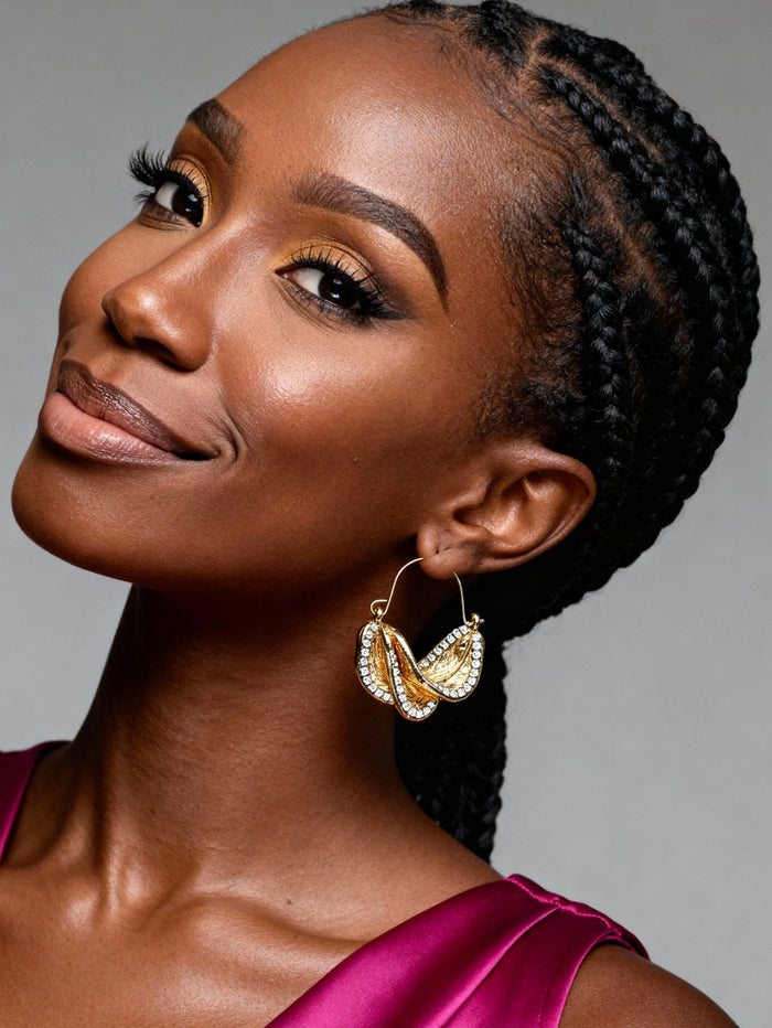 Jolami Crystal Hoops