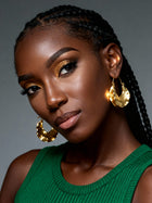 Iriri Brass Hoops