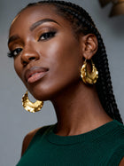 Iriri Brass Hoops