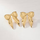 Wild Print Bow Studs