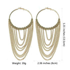 Mya Tassel Hoops