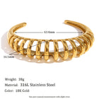 Spine Cuff Bangle