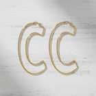 Hyperbolic Letter Hoops