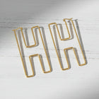 Hyperbolic Letter Hoops
