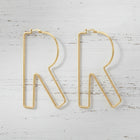 Hyperbolic Letter Hoops