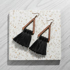 Wood Triangle Tassel