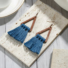 Wood Triangle Tassel