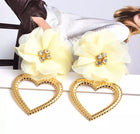 Lotus Heart Studs