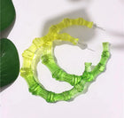 Ombre Bamboo Hoops