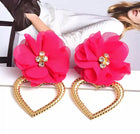 Lotus Heart Studs