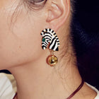Happy Zebbie Studs