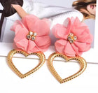 Lotus Heart Studs