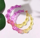 Ombre Bamboo Hoops