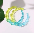 Ombre Bamboo Hoops