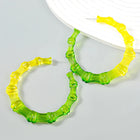 Ombre Bamboo Hoops
