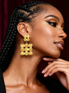 Square Weave Dangle