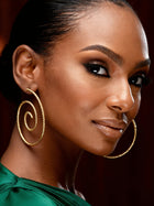 Spiral Oversized Studs