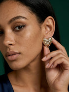 Crystal Heart Studs