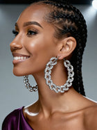 Urban Crystal  Hoops
