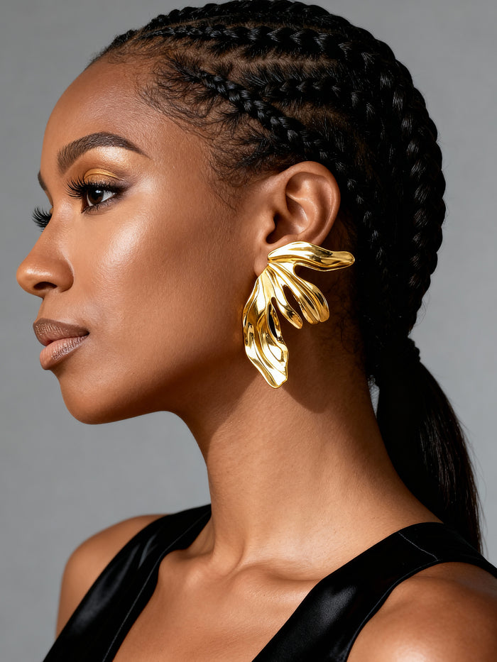 Spindly Floral Studs