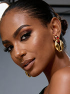 Abhi Cowrie Studs