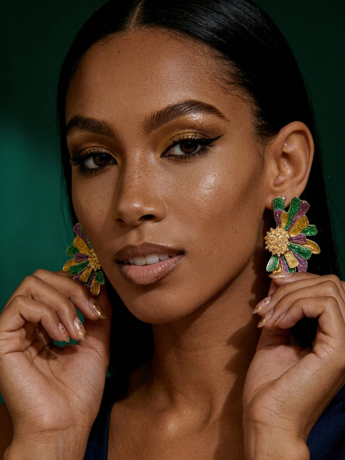 Mardi Floral Studs
