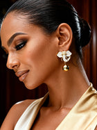 Mini elephant-inspired gold earrings with push-back closure and lightweight design, ideal for work, brunch, and casual styling.