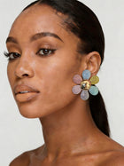 Colorful Floral Studs