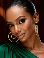 Spiral Oversized Studs