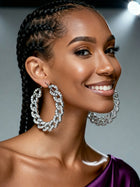 Urban Crystal  Hoops