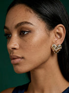 Crystal Heart Studs