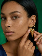 Wrapped Heart Studs