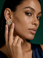 Crystal Heart Studs