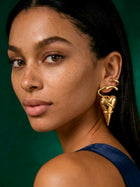 Wrapped Heart Studs