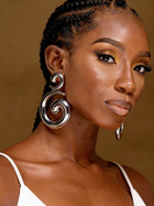 Spiral Teardrop Dangle