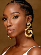 Spiral Teardrop Dangle
