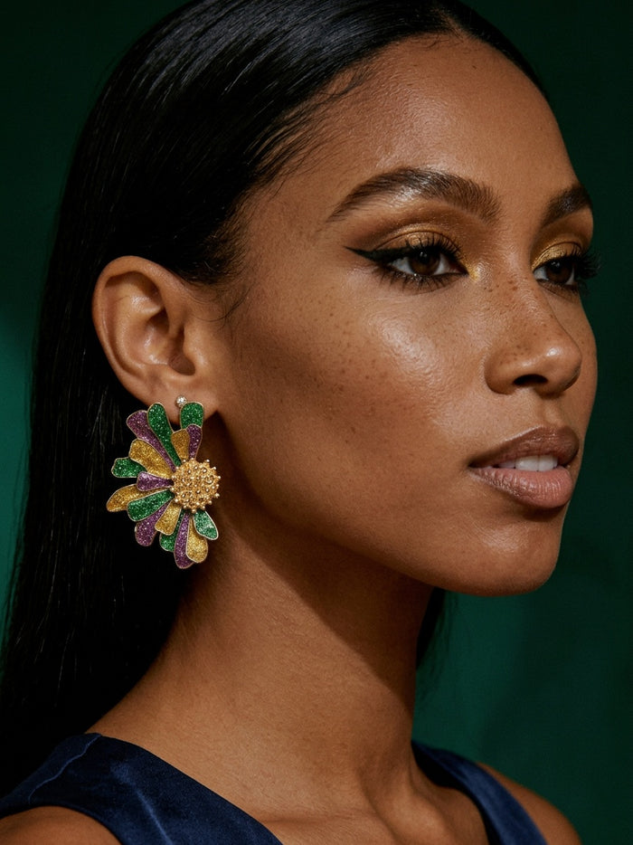 Mardi Floral Studs