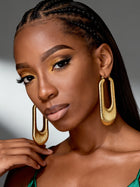 Ribbed Chunky Hoops