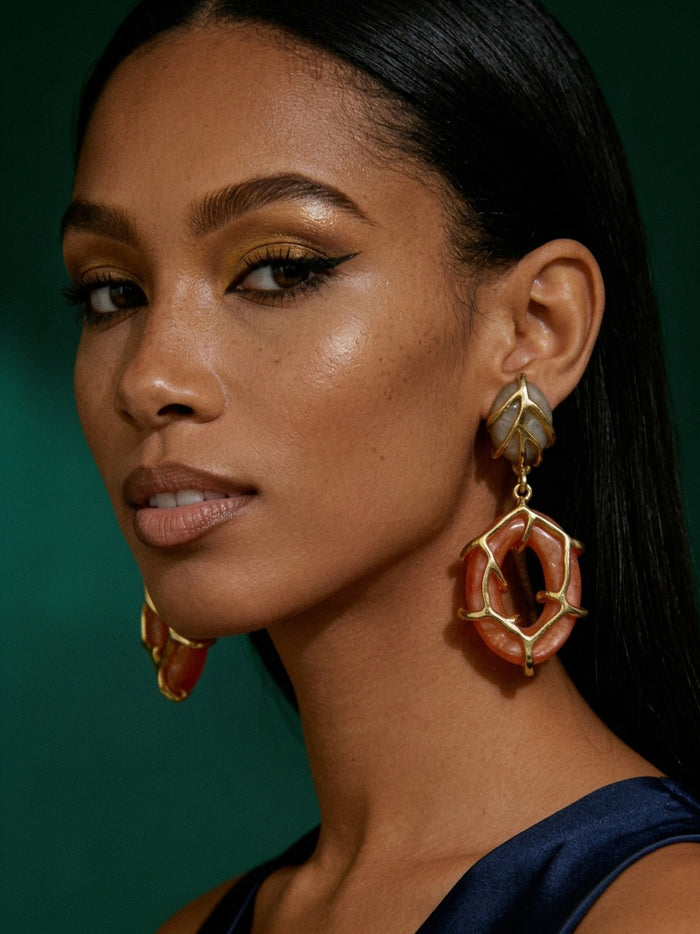 Branchy Floral Dangle